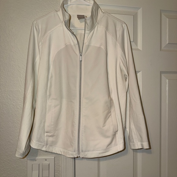 Chico's Jackets & Blazers - Chico's Women's White Utility Jacket